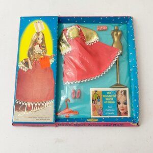 Vintage 70s Dawn Topper Toys Doll Clothes Outfit Bouffant Bubble